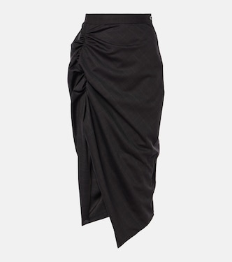 Gonna midi Panther in lana | Vivienne Westwood