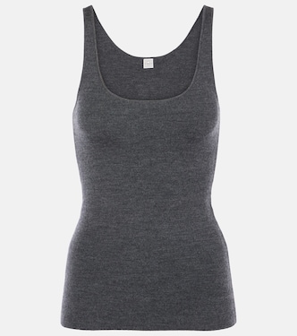 Tank top in misto lana | Toteme