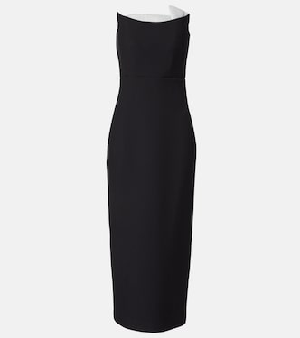 Abito midi bustier con cristalli | Roland Mouret
