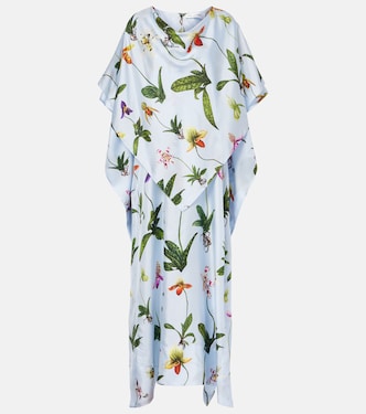 Kaftan aus Seiden-Twill | Oscar de la Renta