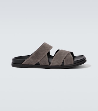 Sandalen Seaton aus Veloursleder | Manolo Blahnik