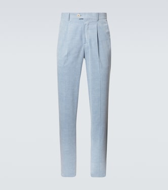 Cotton straight pants | Brunello Cucinelli