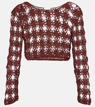 Cropped-Top Bella aus Häkelstrick | Anna Kosturova