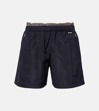Shorts in tessuto tecnico | Miu Miu