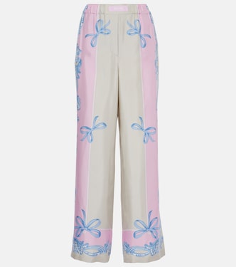 Pyjama-Hose Medusa Cameo aus Seiden-Twill | Versace