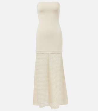 Vestido largo Romy con croché | Posse