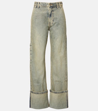 Faded wide-leg jeans | Entire Studios