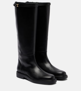 Leather knee-high boots | Tod's