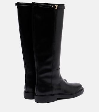 Leather knee-high boots | Tod's