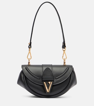 Schultertasche Virtus Small aus Leder | Versace