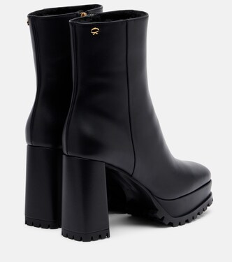 Botines con plataforma de piel | Gianvito Rossi