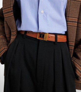 La 66 leather belt  | Saint Laurent