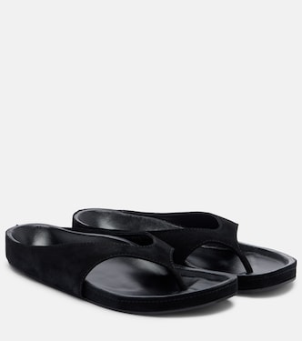 Yaga suede thong sandals | JUDE