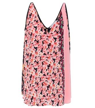 Top a stampa floreale in seta | Stella McCartney
