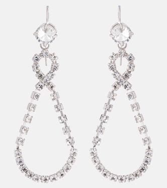 Crystal pendant earrings | Miu Miu