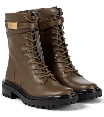Botas de combate T Hardware de piel | Tory Burch