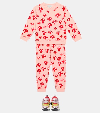 Printed sweatshirt and sweatpants set | Stella McCartney Kids
