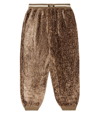 Jogginghose aus Chenille | Brunello Cucinelli Kids