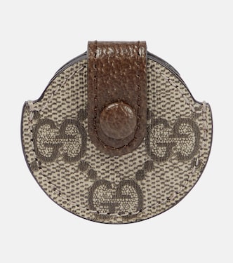 GG Supreme canvas AirTag holder for pets | Gucci
