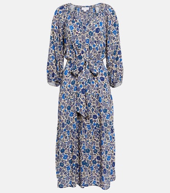 Robe midi Maddy à fleurs | Velvet