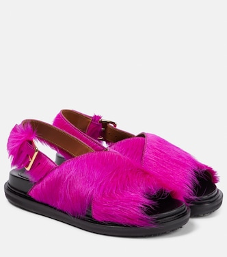 Sandali Fussbett in cavallino | Marni