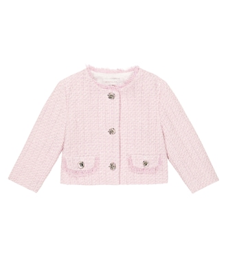 Chaqueta de tweed adornada | Monnalisa