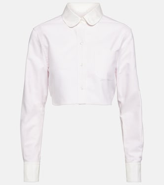 Cropped cotton shirt | Thom Browne
