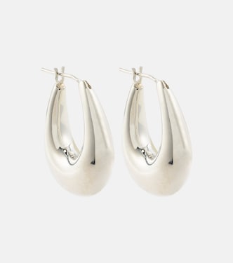 Etruscan Large sterling silver hoop earrings | Sophie Buhai