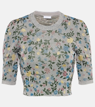 Jersey de jacquard floral | Rabanne