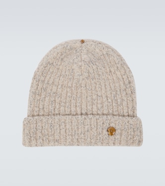 Berretto in maglia di cashmere a coste | God's True Cashmere