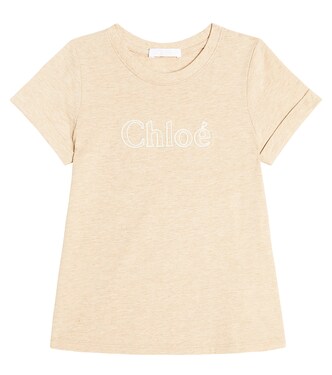 Camiseta de jersey de algodón | Chloé Kids