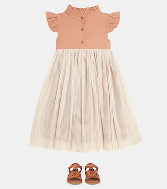 Wavel pleated dress | Donsje