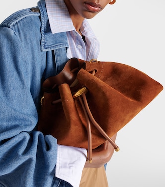 Sac seau Cinch M en daim | Jimmy Choo
