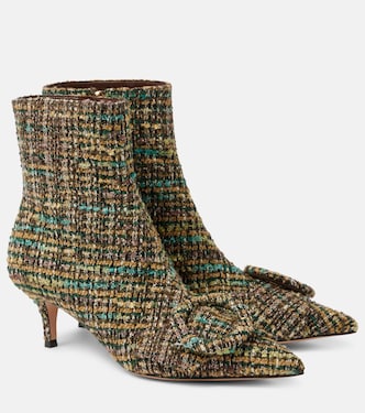 Stivaletti 55 in bouclé | Gianvito Rossi