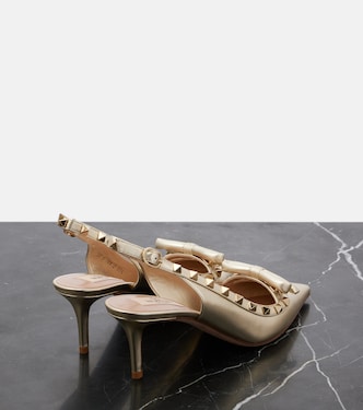 Escarpins Rockstud Bow en cuir | Valentino Garavani