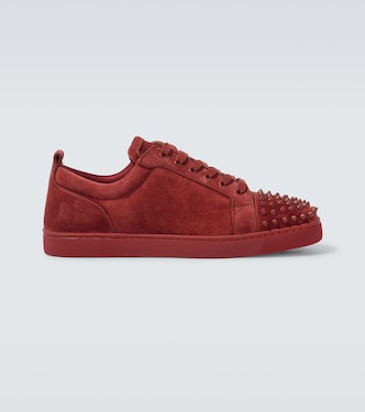 Louis Junior Spikes suede sneakers | Christian Louboutin