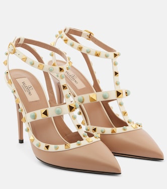 Rockstud 100 leather pumps | Valentino Garavani