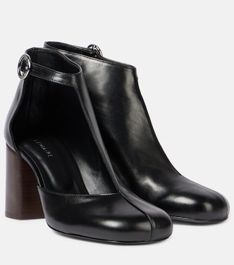 Stivaletti in pelle con cut-out | Lemaire