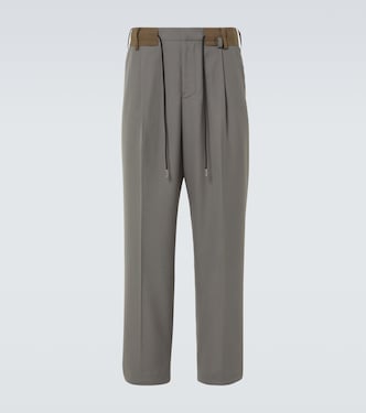 Weite Mid-Rise-Hose | Sacai