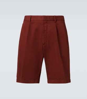 Bermuda-Shorts aus Baumwolle und Leinen | Zegna