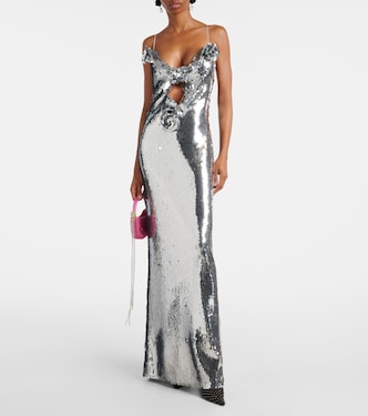 Robe longue à sequins | Magda Butrym