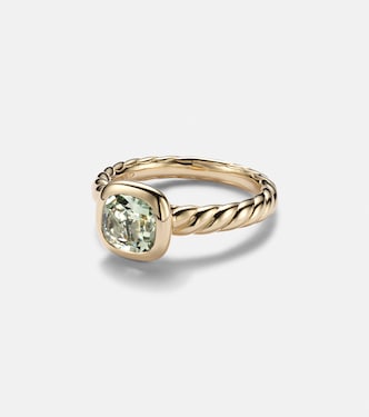 Anello DY Mercer® in oro 18kt con prasiolite | David Yurman