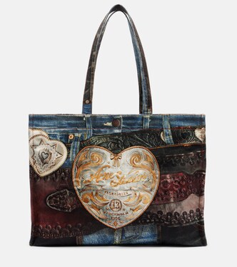 Cabas en toile embossée | Acne Studios