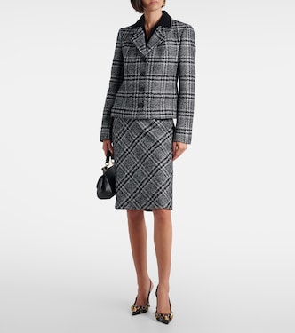 Giacca in misto lana, seta e lama | Dolce&Gabbana
