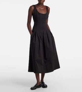 Shelby cotton-blend midi dress | Proenza Schouler