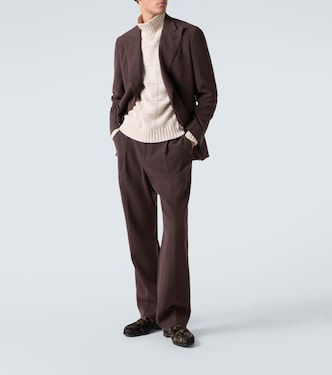 Lopez calf hair penny loafers  | John Lobb