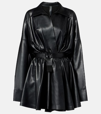 Flared sheer minidress | Norma Kamali