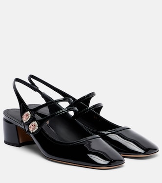 Escarpins slingback Milly en cuir verni | Ferragamo