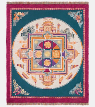 Shanti embroidered cotton throw | Etro