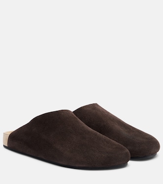 Slippers Hudson aus Veloursleder | The Row